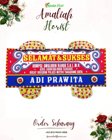 Papan Bunga Ucapan Selamat Baleadi