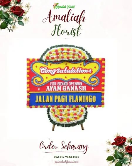 Sewa Papan Bunga Baleadi